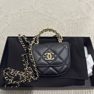 ❌SOLD❌Chanel Black Mini Top Handle